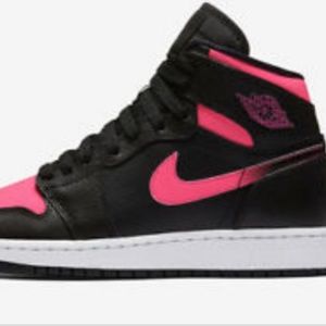 AirJordan 1 Retro High black hyper pink girls
